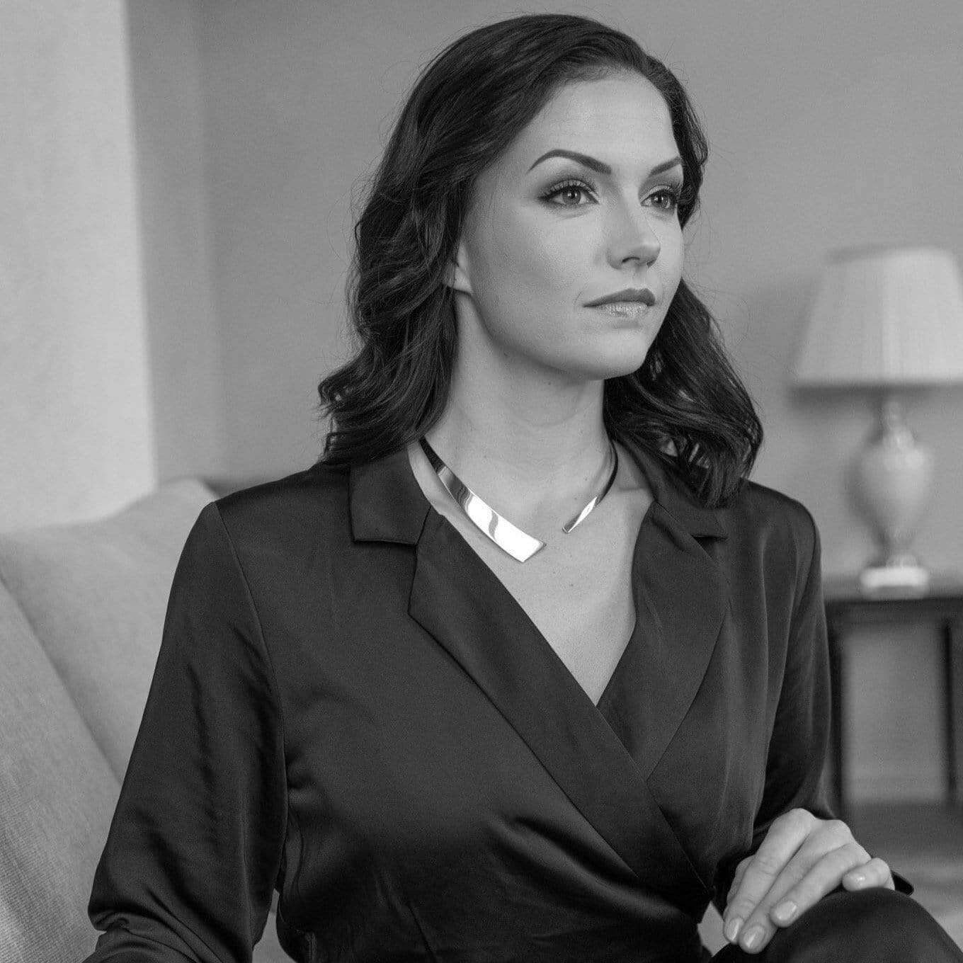 Lina Rise wears our signature piece of jewellery