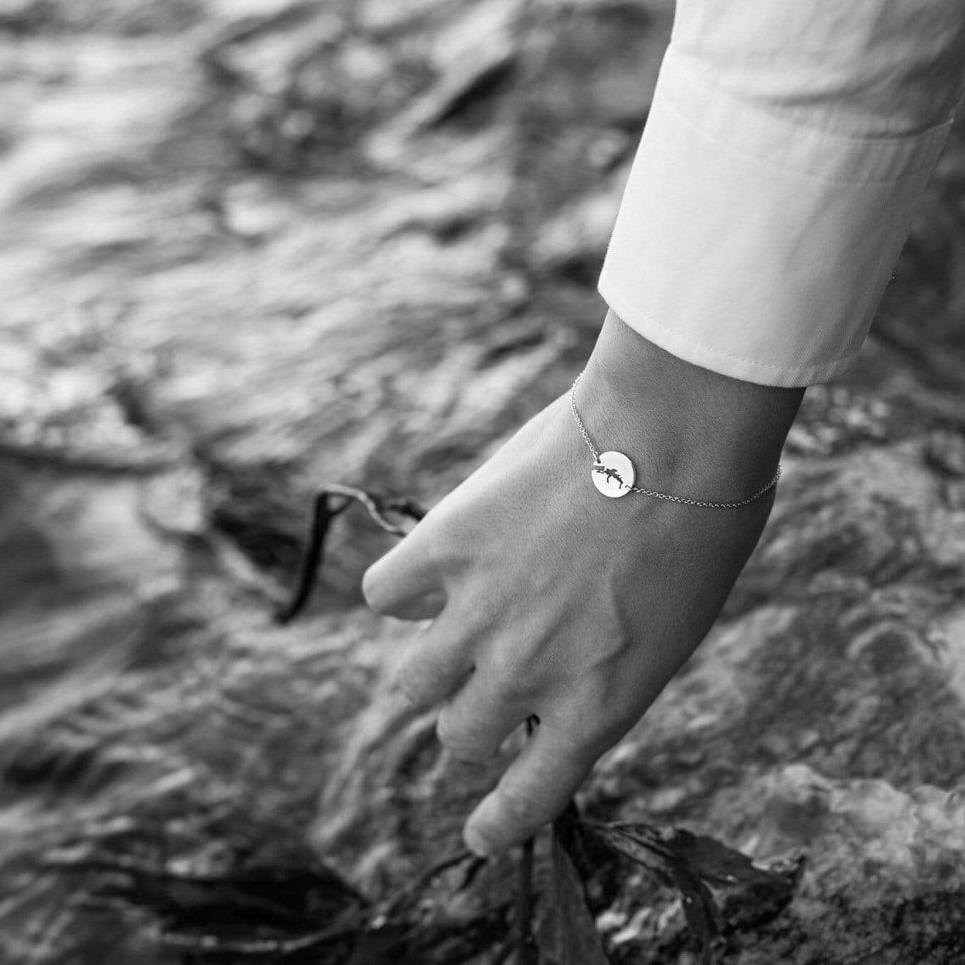 Bracelet inspired by the Saltfjord next to Bodø in the northern part of Norway.