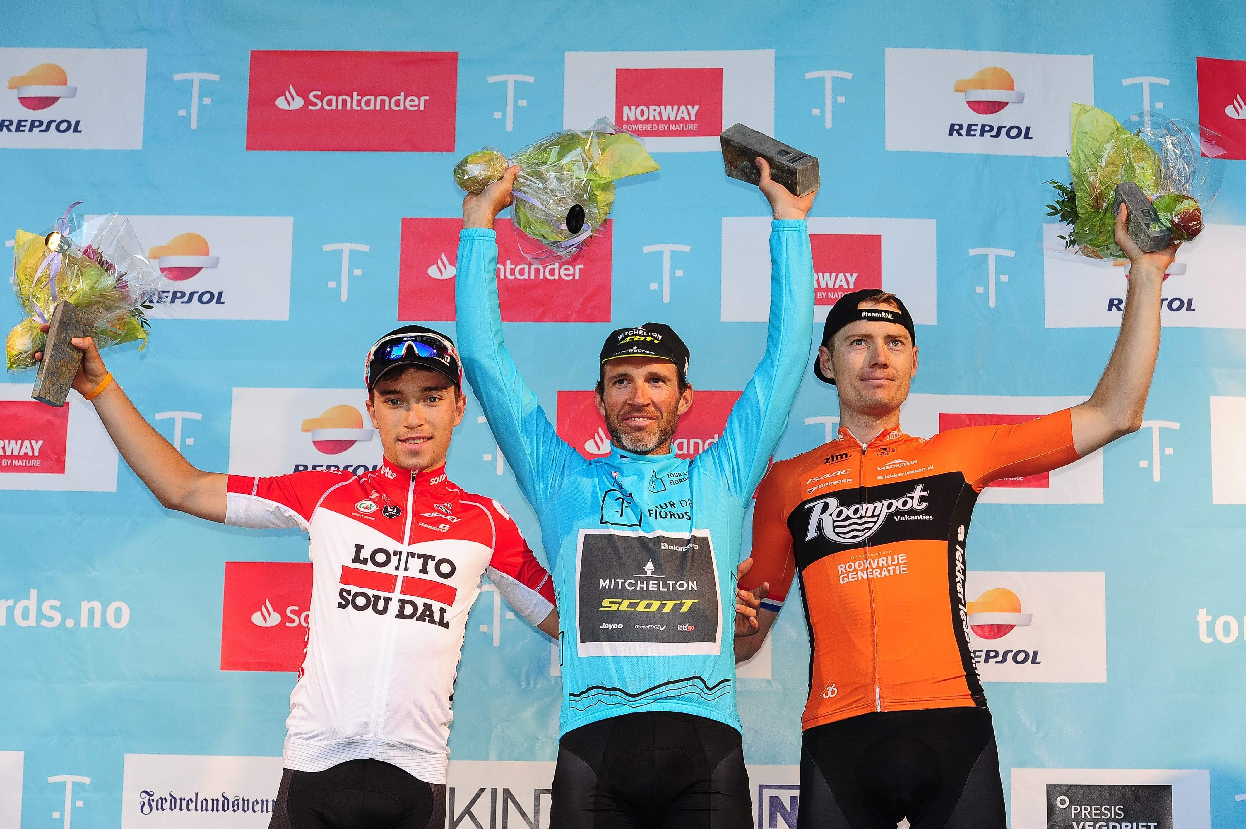 The Pulpit Rock trophy of the Tour of Norway and Tour des fjords