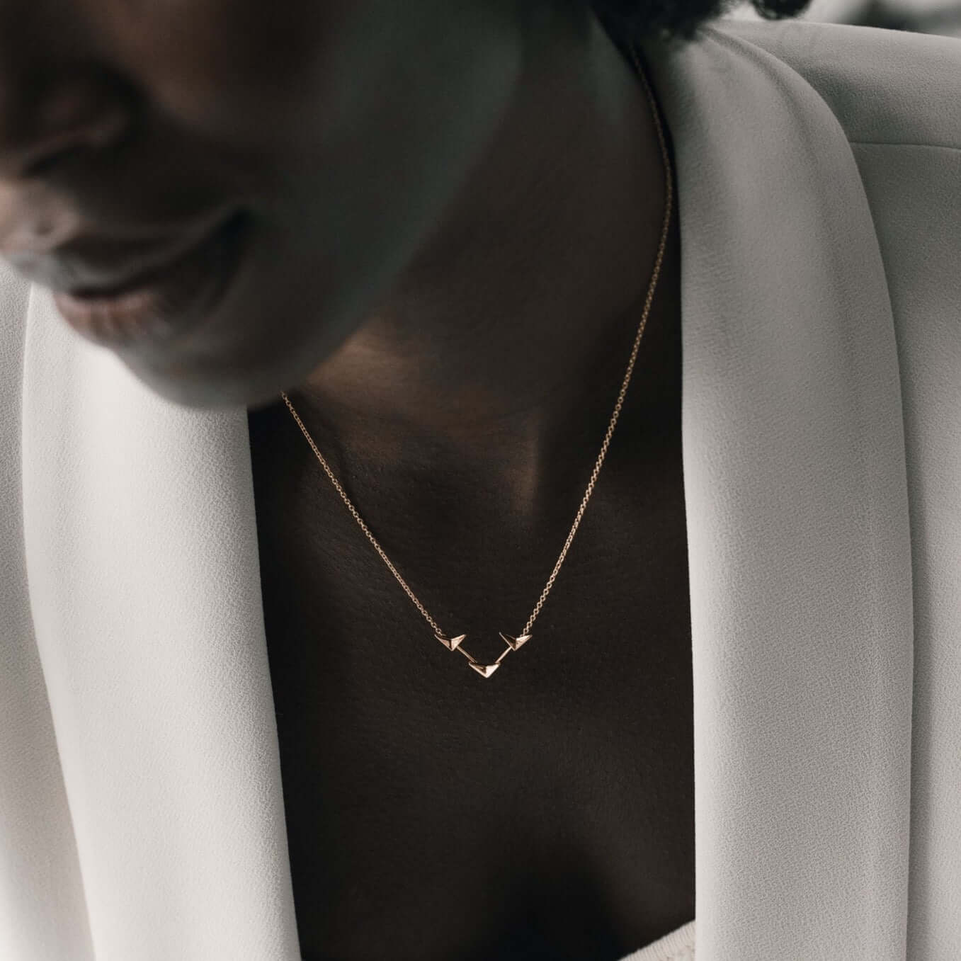 Beautiful Scandinavian gold necklace