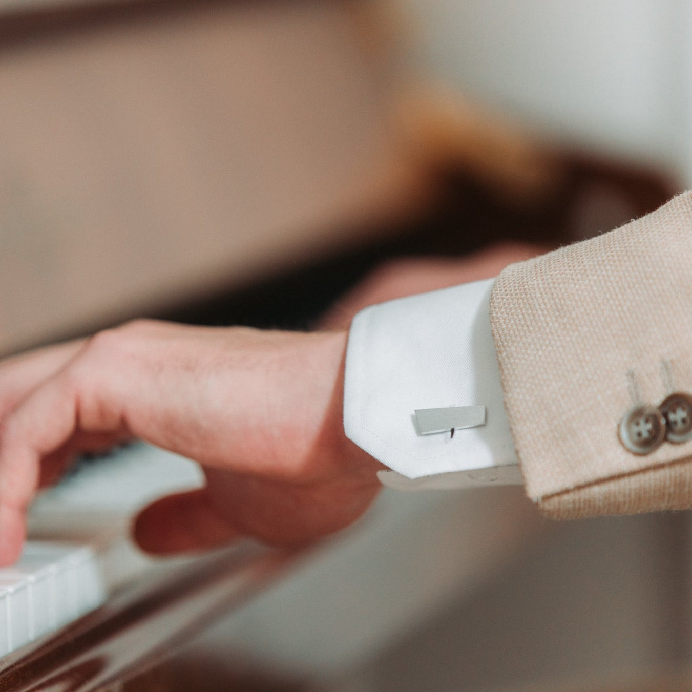 Stylish cufflinks handmade in Norway