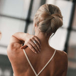 Silver ring with a matte and a glossy surface