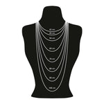 Guide length jewellery chain