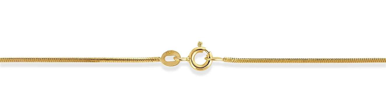 High quality snake chain in 14k gold
