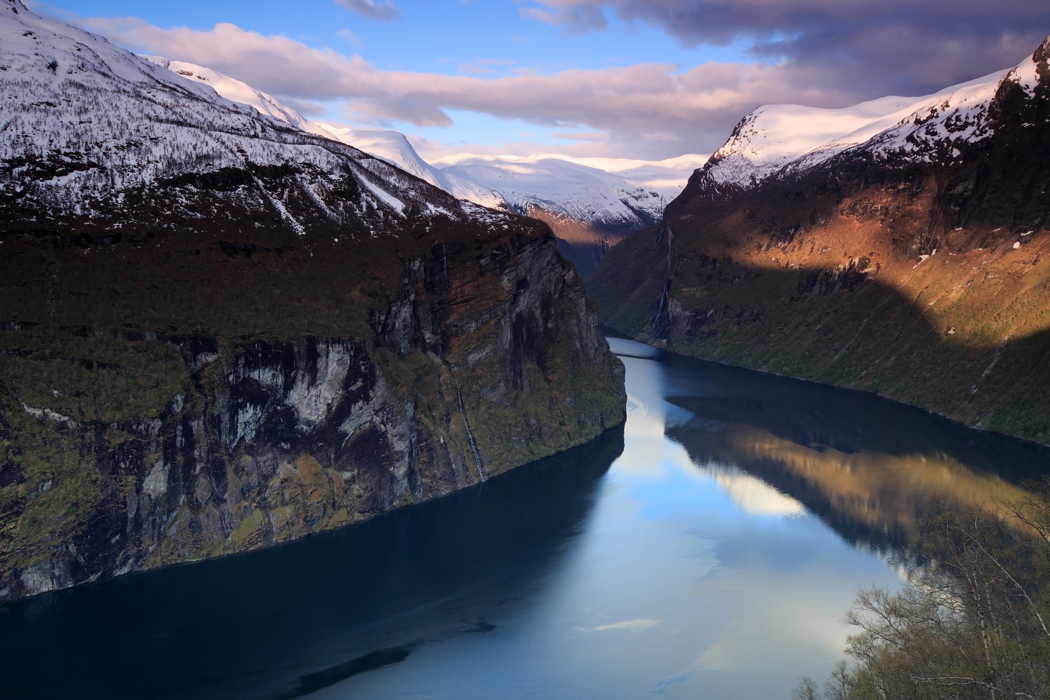 The Geiranger fjord 