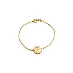 Fjord bracelet in 14k gold from Ekenberg Scandinavia's Fjords of Norway collection