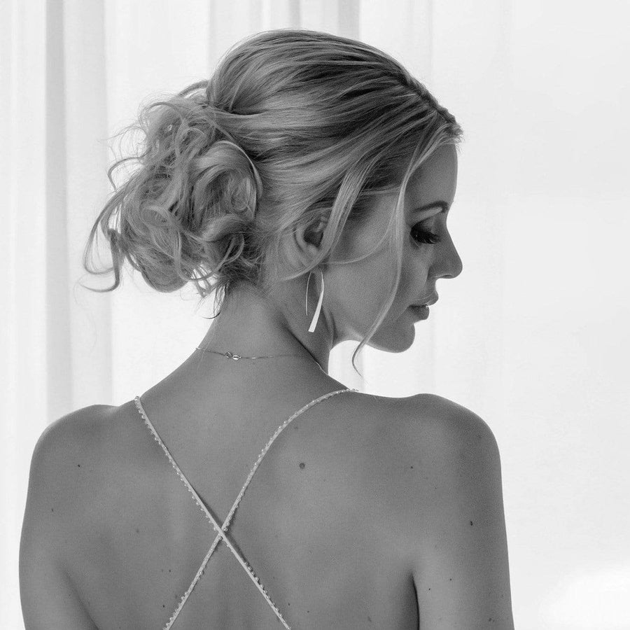 Elegant Norwegian made earrings for the wedding