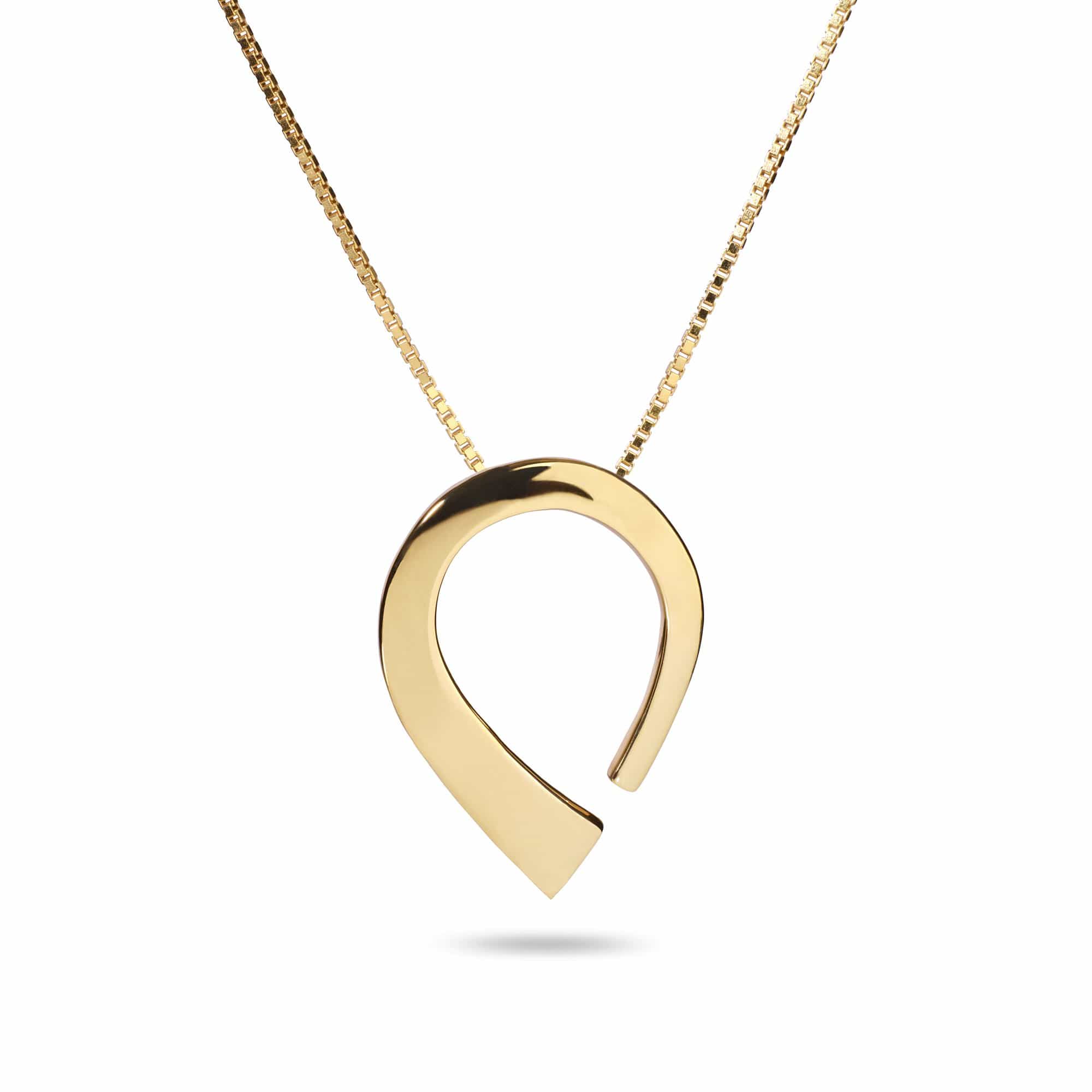Exclusive rounded gold necklace by Ekenberg