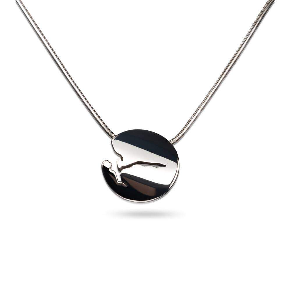 Norwegian made rounded fjord necklace - Fjords of Norway collection