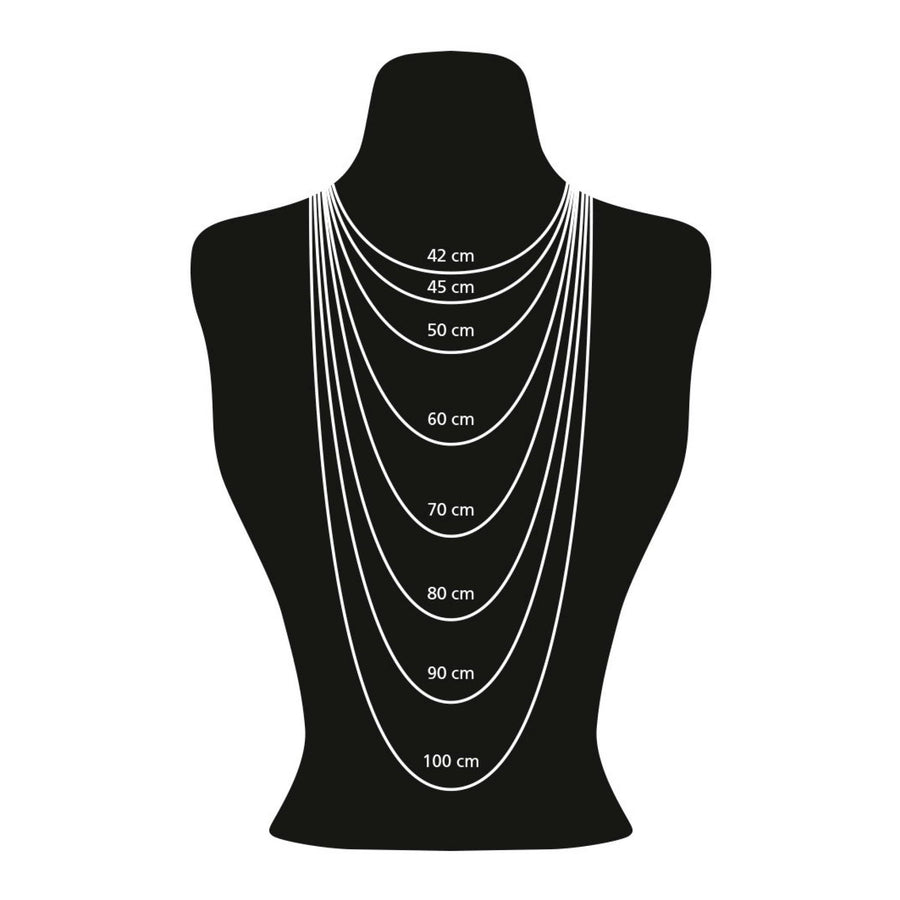 Different length jewellery chains