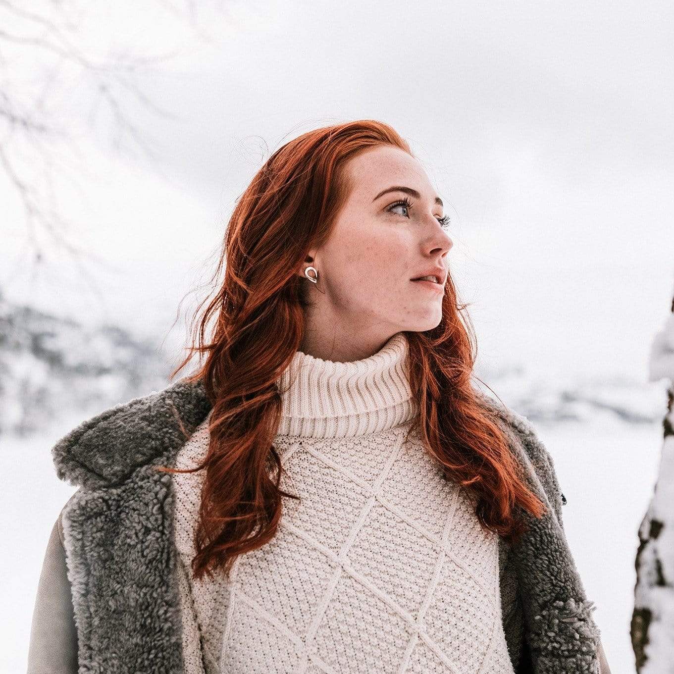 Handmade jewellery in the Norwegian winter environment