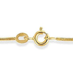 High quality snake chain in 14k gold